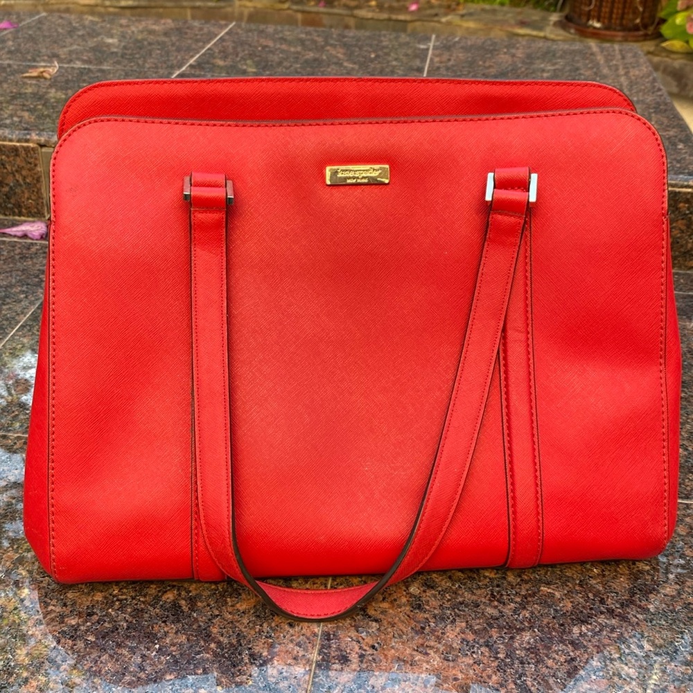 Red Kate Spade handbag